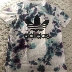Tie dye adidas t shirt